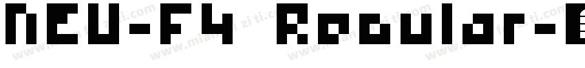 NEU-F4 Regular字体转换